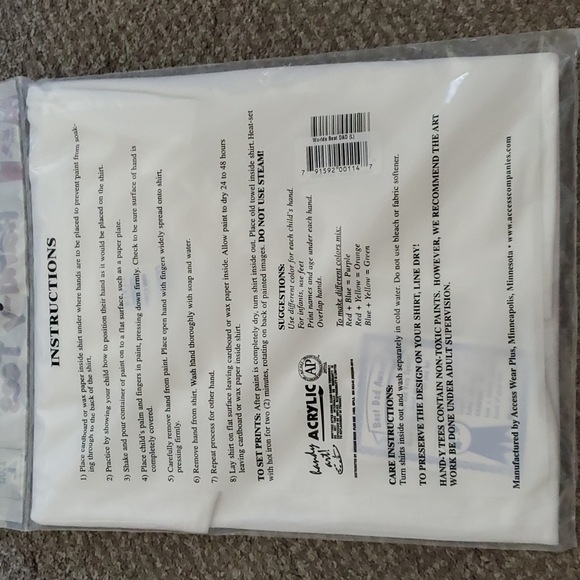 ☆HOST PICK×2☆ NWT WORLDS BEST DAD Hand--y craft shirt! - Picture 2 of 2